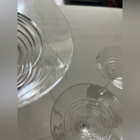 JASPER CONRAD STUART CRYSTAL COCTAIL GLASSES - Picture 9 of 9